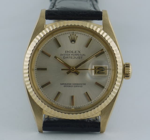 Rolex Datejust YG Silver Dial Strap (1979)
