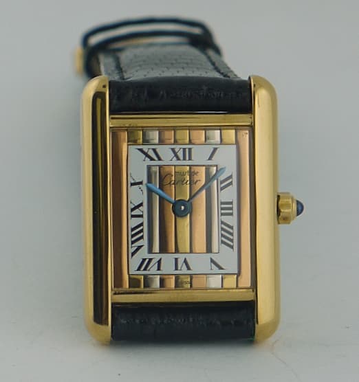 Cartier Must Y.G plated Qtz