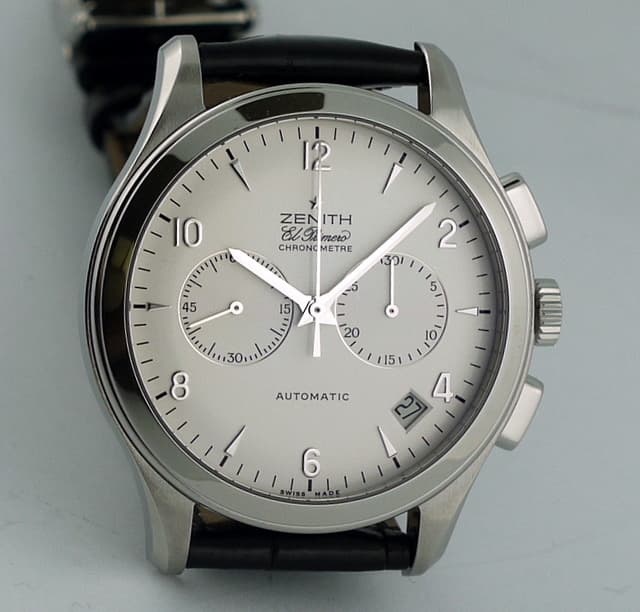 Zenith Class T El Primero
Silver 
