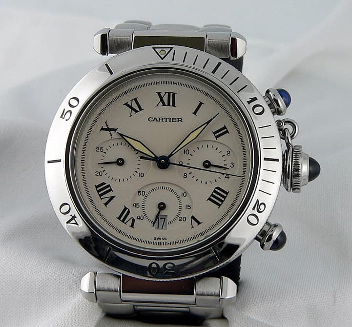 Cartier Pasha Chrono Quartz SS/SS