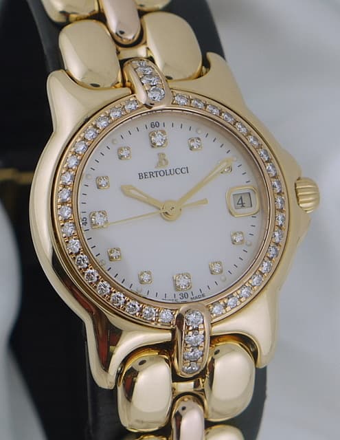Bertolucci Vir mini Diamond Bezel YG/RG

