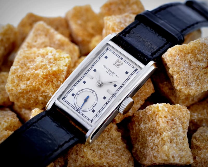 Patek Philippe Tank w/ Faceted Crystal