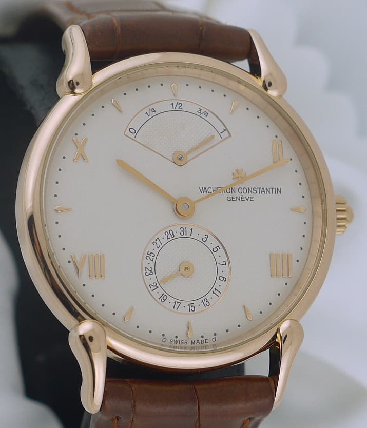 Vacheron Constantin Historique Fancy Lugs Rose power reserve

