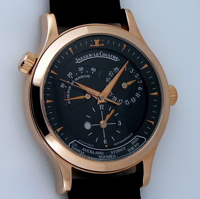 Jaeger LeCoultre Master Geographic Rose Black