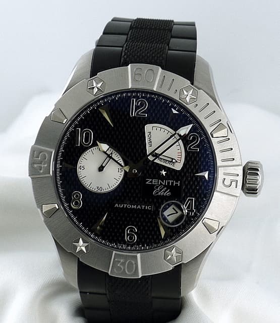 Zenith Defy Classic SS/Strap
Black Dial