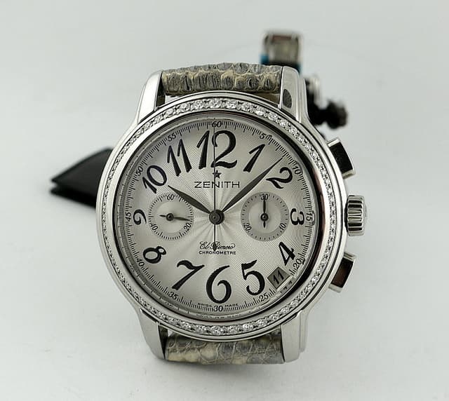 Zenith Chronomaster Star El Primero
Diamond Bezel
Lizard Strap