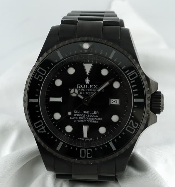 Rolex Deep Sea SS/SS DLC Coating