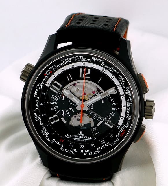 Jaeger LeCoultre AMVOX5 World Chonograph Racing Ceramic/Titanium 
