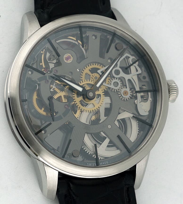 Maurice Lacroix Masterpiece Skeleton Steel/Strap