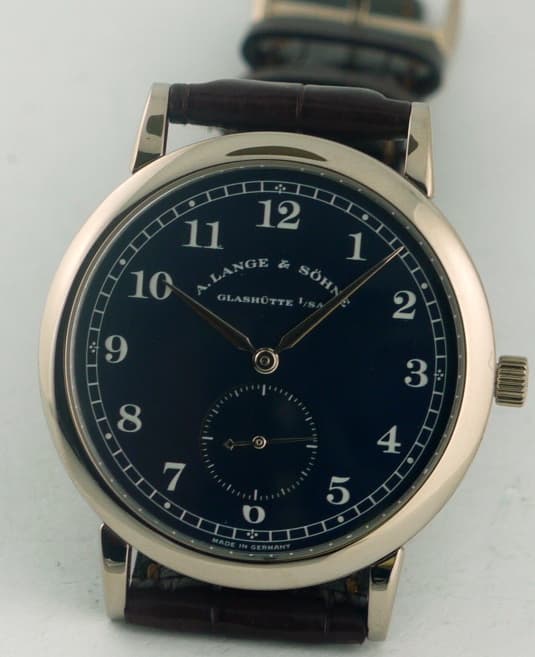 A. Lange and Sohne 1815 WG Blue dial