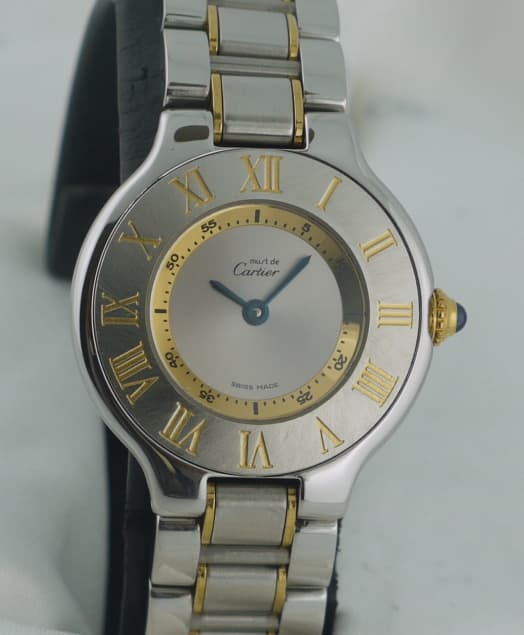 Cartier Must 21 Lady's 2 Tone 