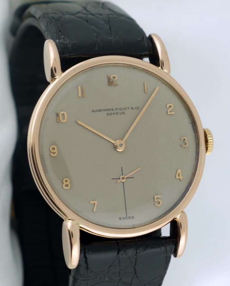 Audemars Piguet Vintage 'teardrop lugs' 18K Rose Gold 