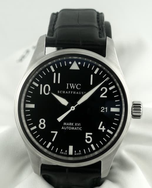 IWC Mark XVI Black SS/Strap 