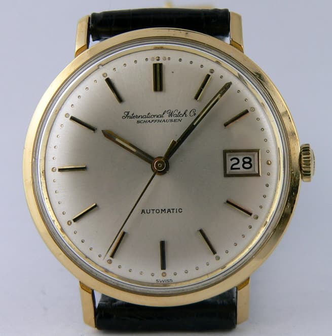 IWC YG Auto Gold Dial Pellaton