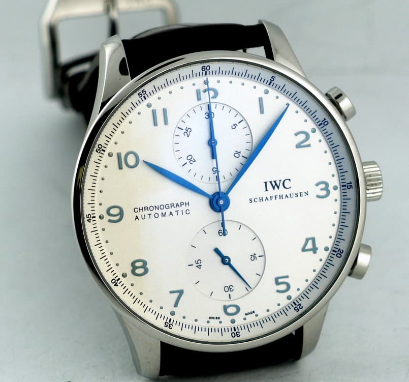 IWC Portugieser Chronograph Silver Dial