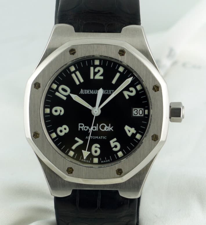 Audemars Piguet Royal Oak Black SS/Strap