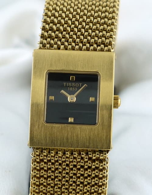 Tissot Bellflower Ladies YG Square