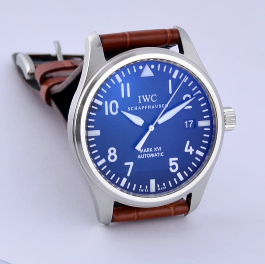 IWC Mark XVI Black SS/Strap 