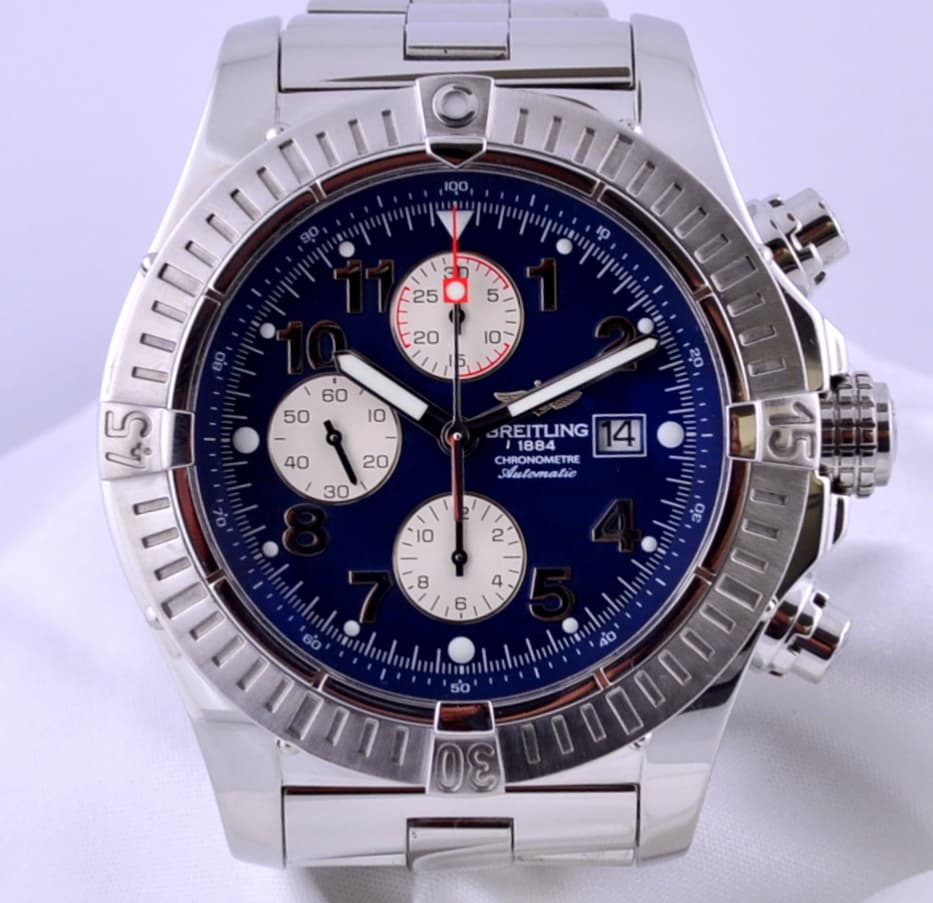 Breitling Aeromarine Super Avenger SS/SS Blue 