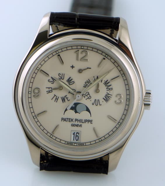 Patek Philippe Annual Calendar 5146G Porcelain 18K White Gold

