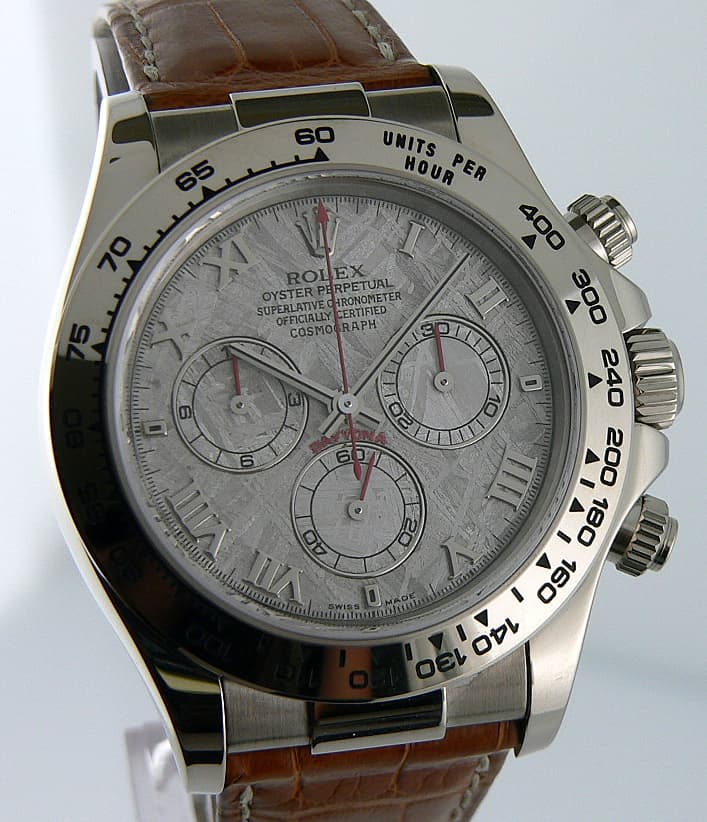 Rolex Daytona WG Strap/ Meteorite dial