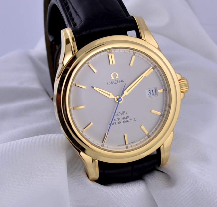 Omega Co Axial Automatic Chronometer, 18K Yellow Gold
