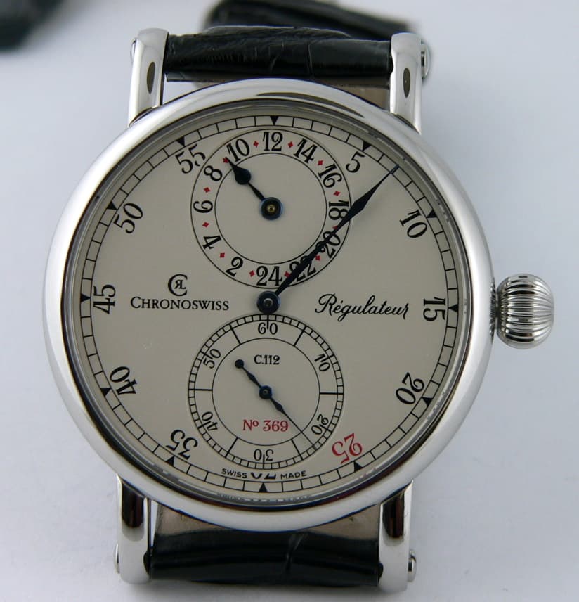 Chronoswiss Regulateur 24 Manual Wind SS 