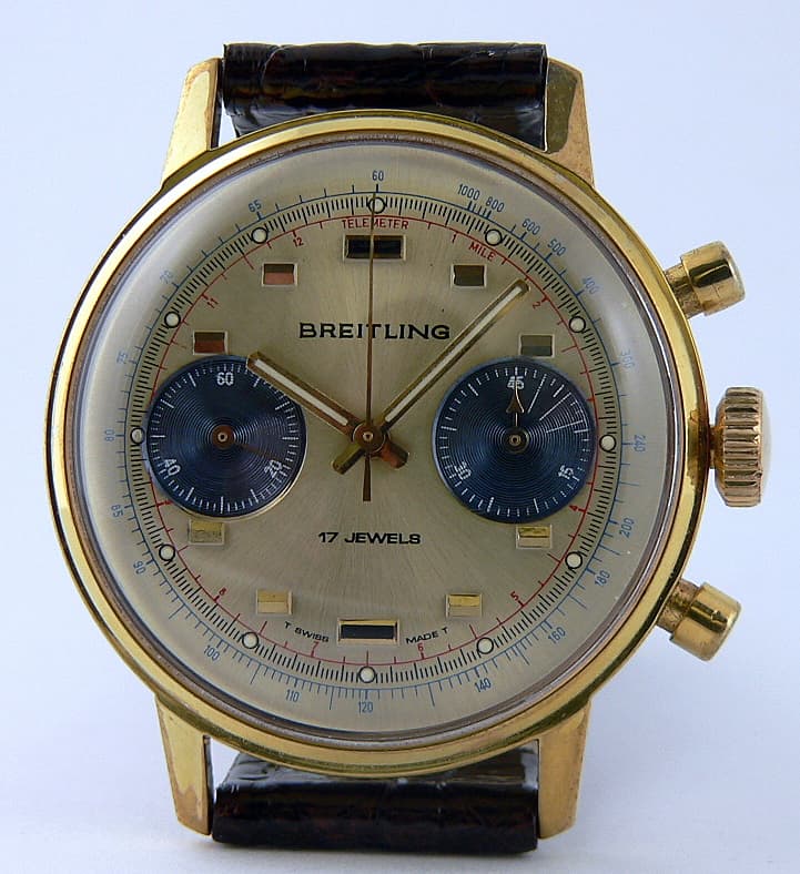 Breitling Chrono Yellow Gold Plated and Steel
 