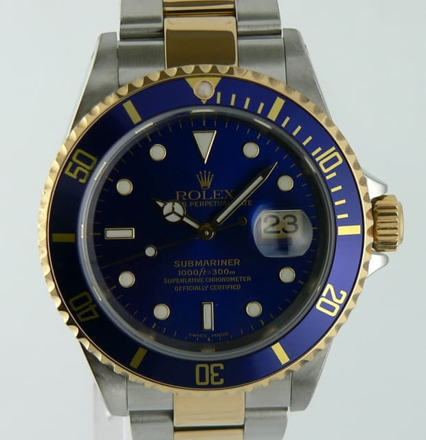 Rolex Submariner 2 Tone Blue