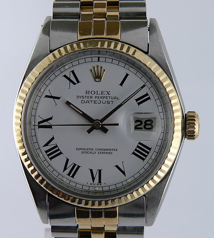 Rolex Datejust 2t White Dial