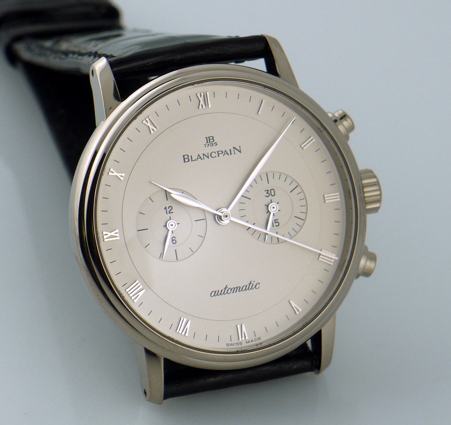 Blancpain Villeret Chronograph 18K White Gold 40MM Automatic