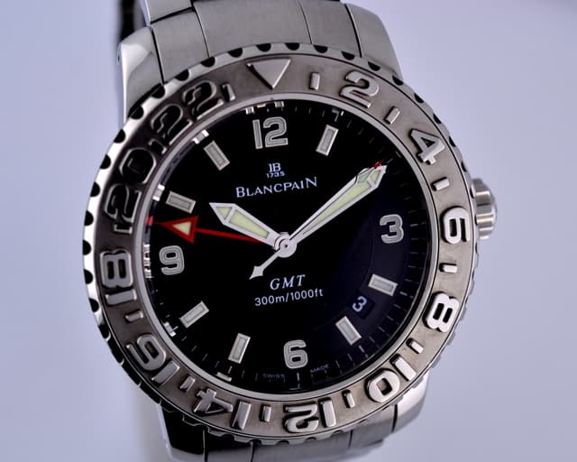 Blancpain Fifty Fathoms Air Command GMT SS/SS Black Dial 40MM