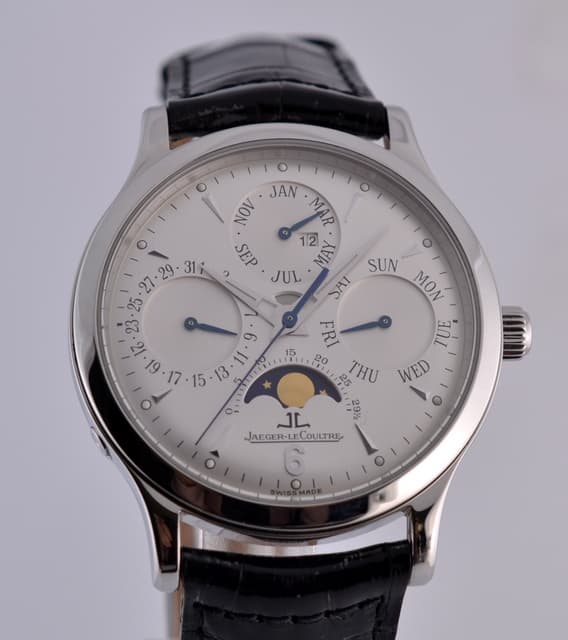 Jaeger LeCoultre Master Perpetual SS Silver Dial 