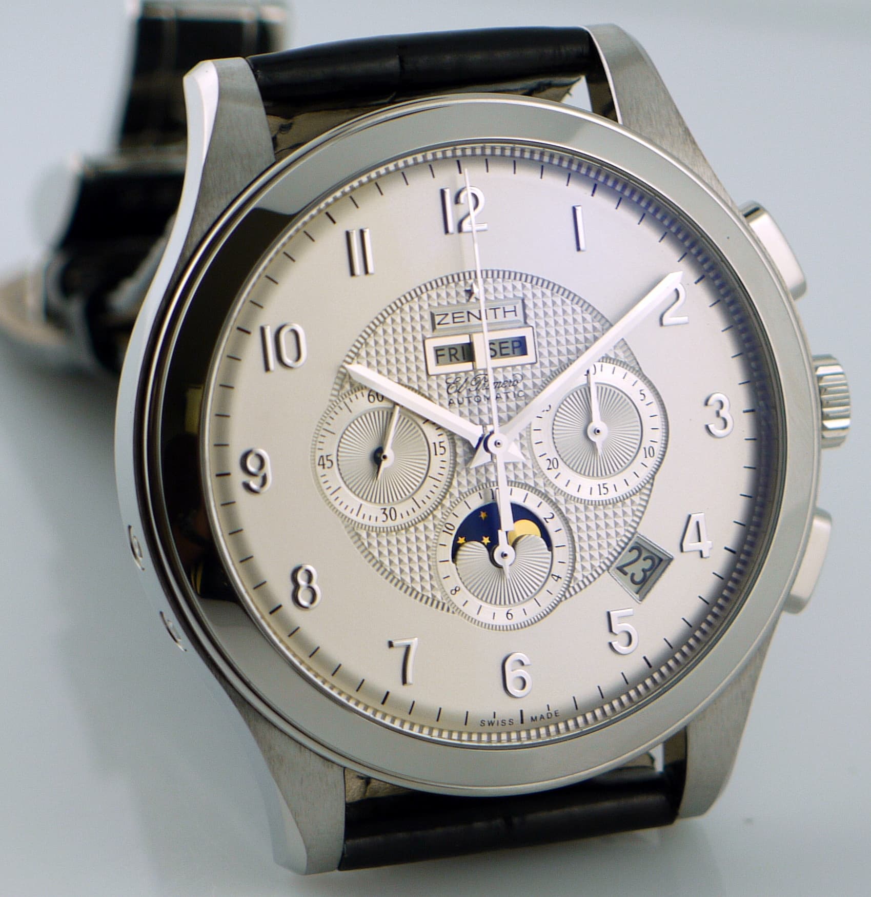 Zenith Class XXT Moon
El Primero
Silver Dial
