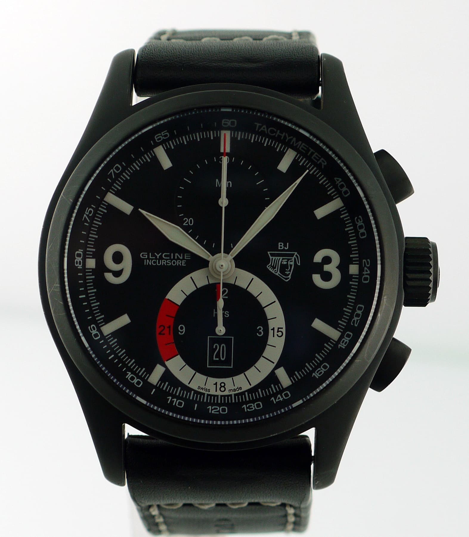 Glycine PEDRO Glycine Incursore Chronograph
Black PVD SS Black Jack
Limited Ed