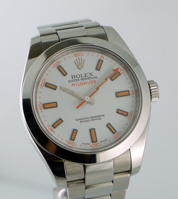 Rolex Milgauss White Dial
SS/SS