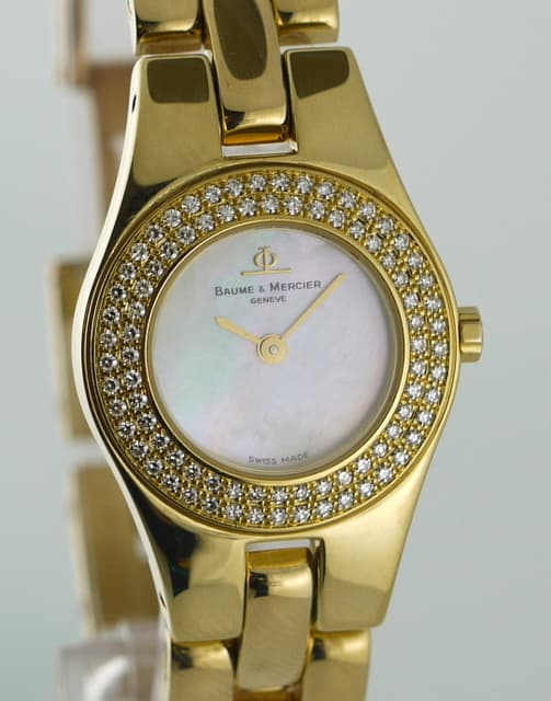 Baume & Mercier Linea YG/YG MOP Dial with Diamond