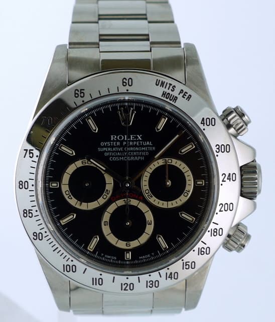 Rolex Daytona SS Black Dial Zenith
