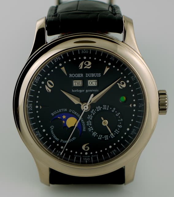 Roger Dubuis Hommage Perpetual 18k White Gold 