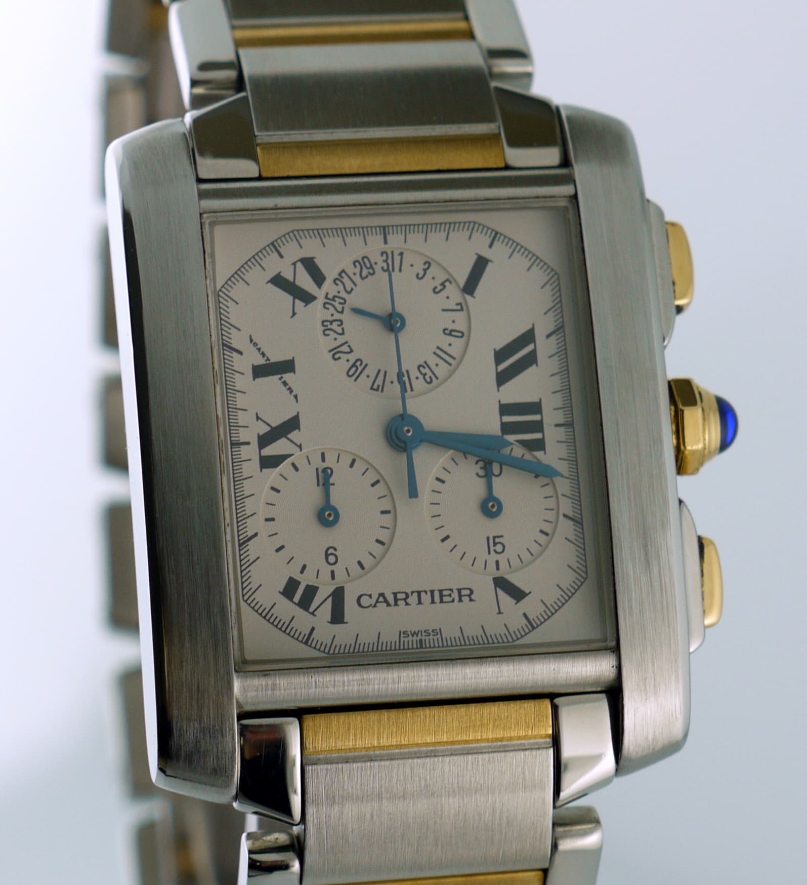 Cartier Tank Francaise Chronograph Quartz SS/YG