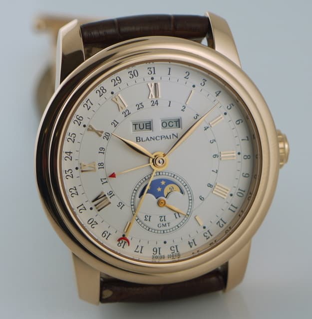Blancpain Le Brassus 3 Date/Moon GMT Rose