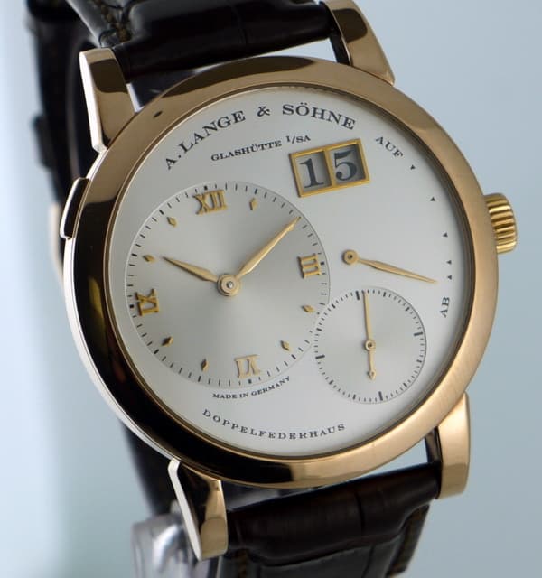A. Lange and Sohne Lange 1 Rose White Dial