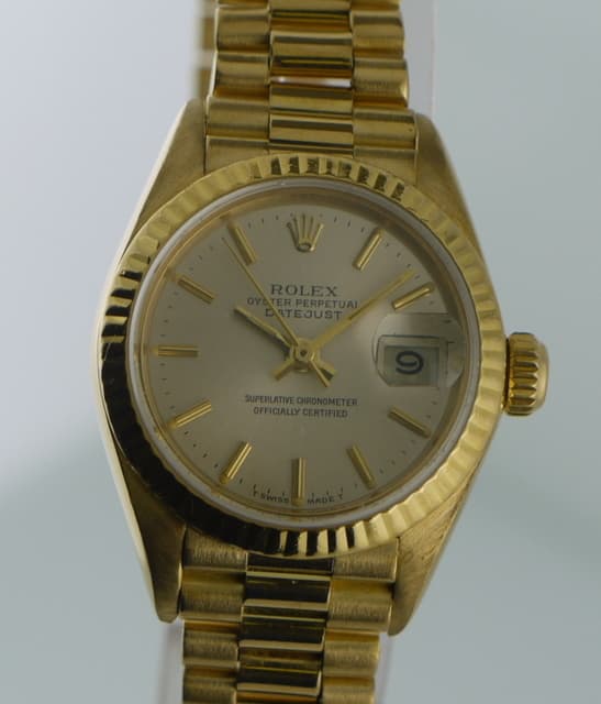 Rolex Datejust President Ladies 18K YG 
