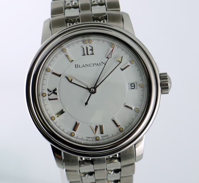 Blancpain Leman 2100 SS/SS White Dial