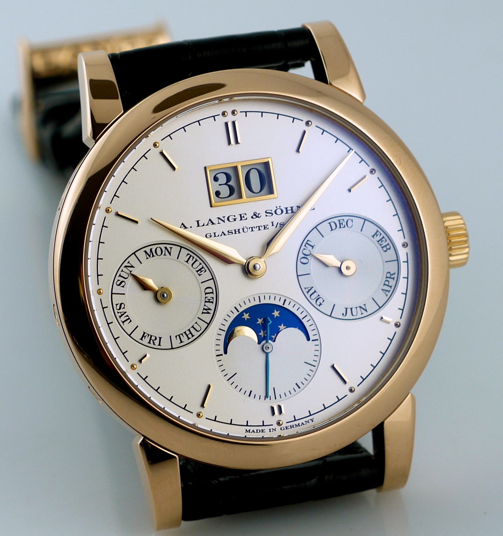 A. Lange and Sohne Saxonia Annual Calendar Rose