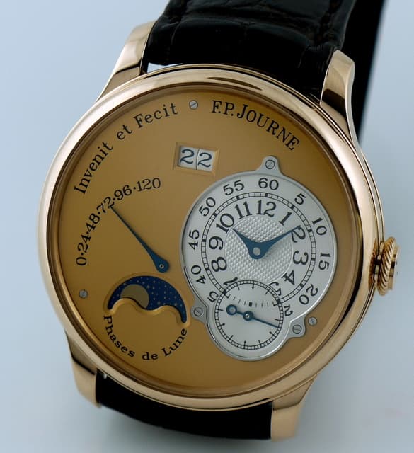 F. P. Journe Octa Automatic Lune 18K Rose Salmon Dial 