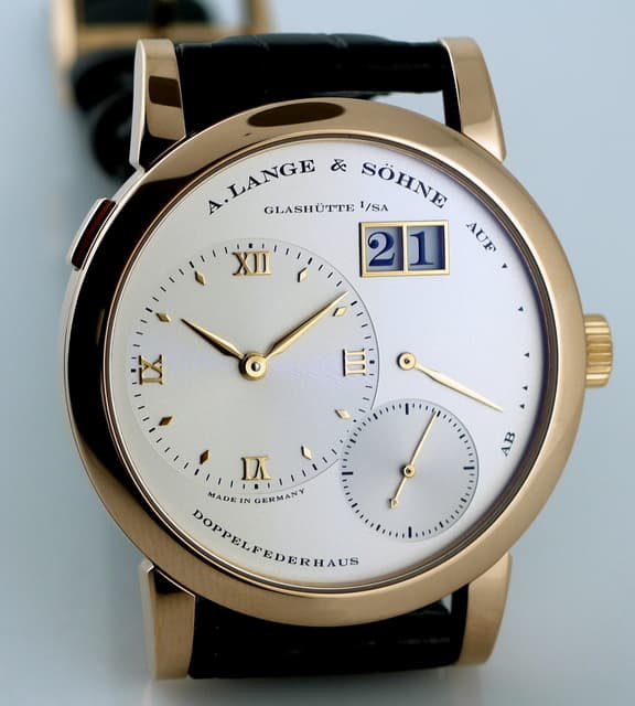 A. Lange and Sohne Lange 1 Rose White Dial