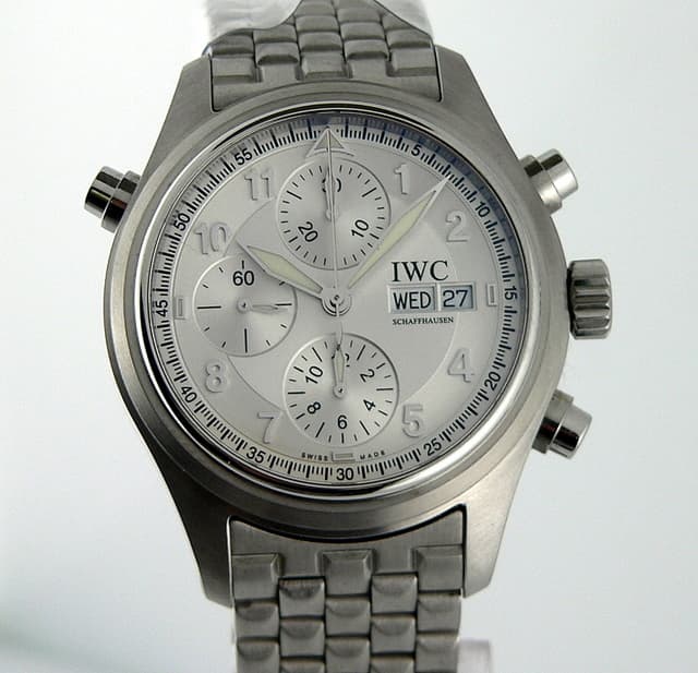 IWC Pilot Spitfire Rattapante White Dial SS/SS 42MM