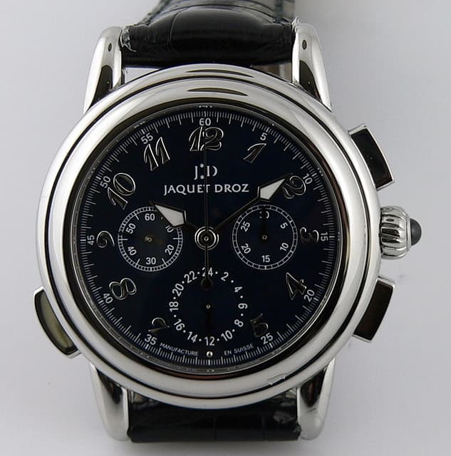 Jaquet Droz Hommage Londres 1774
Chrono GMT
SS Blue Dial