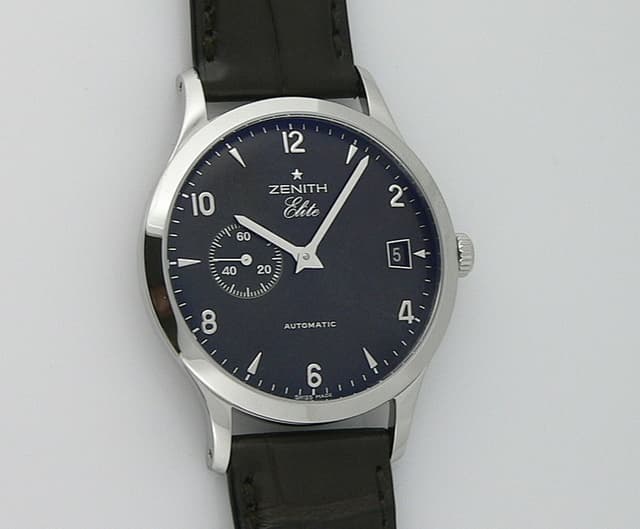 Zenith Class Elite Steel Round
Brown Dial